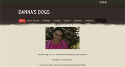 Desktop Screenshot of dannasdogs.net